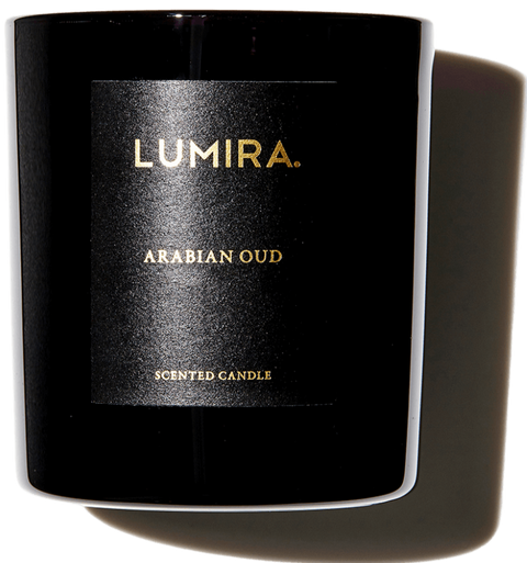 's Lumira  Arabian Oud Candle - Bellini's Skin and Parfumerie 