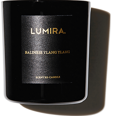 's Lumira Balinese Ylang Ylang  Candle - Bellini's Skin and Parfumerie 